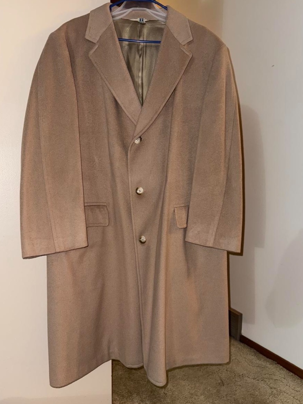 Jerry Leonard Big & Tall Trench Coat - WOOL